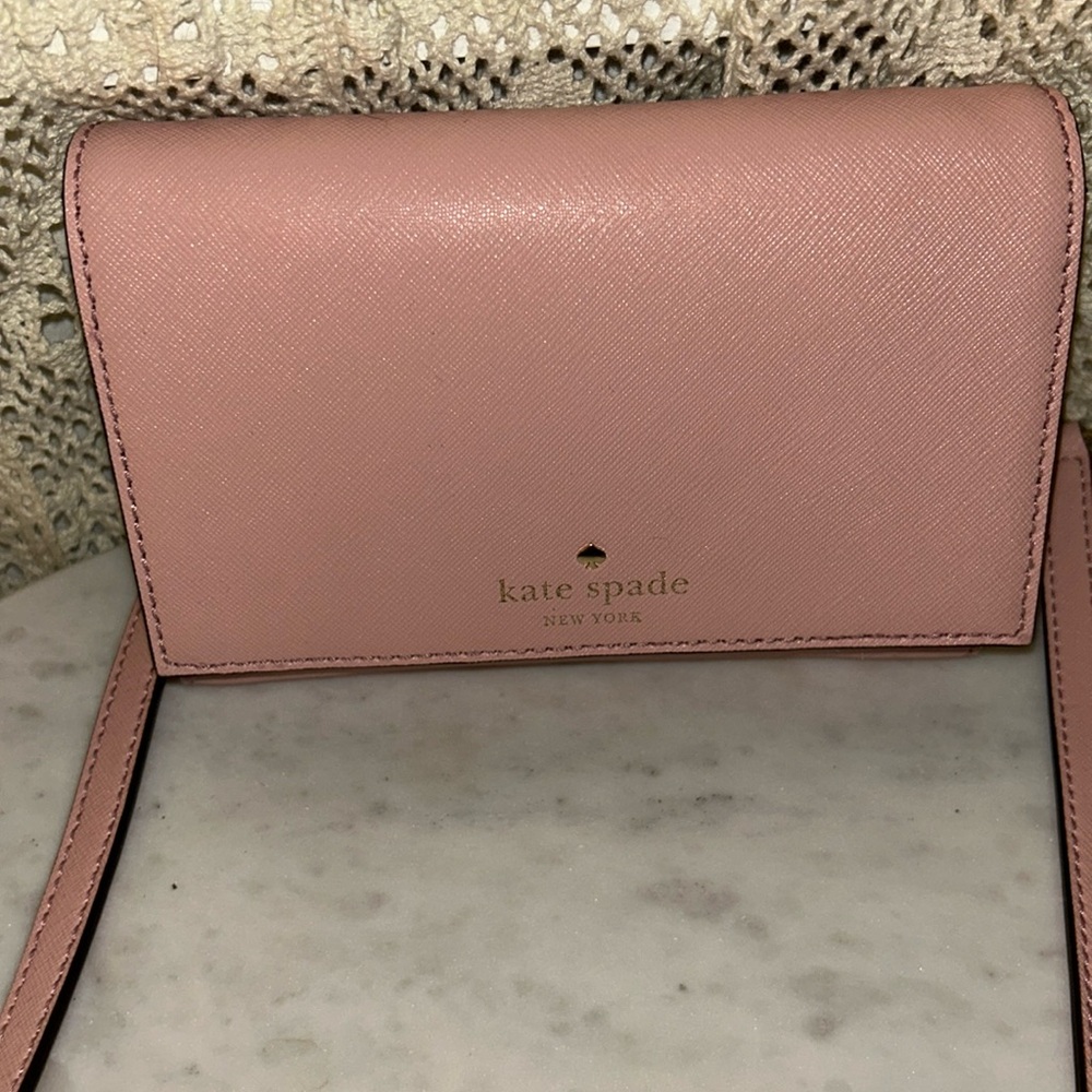 Kate Spade blush leather classic crossbody bag